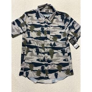 NWT* Backcountry Short Sleeve Button Up MTB Jersey Shirt Large